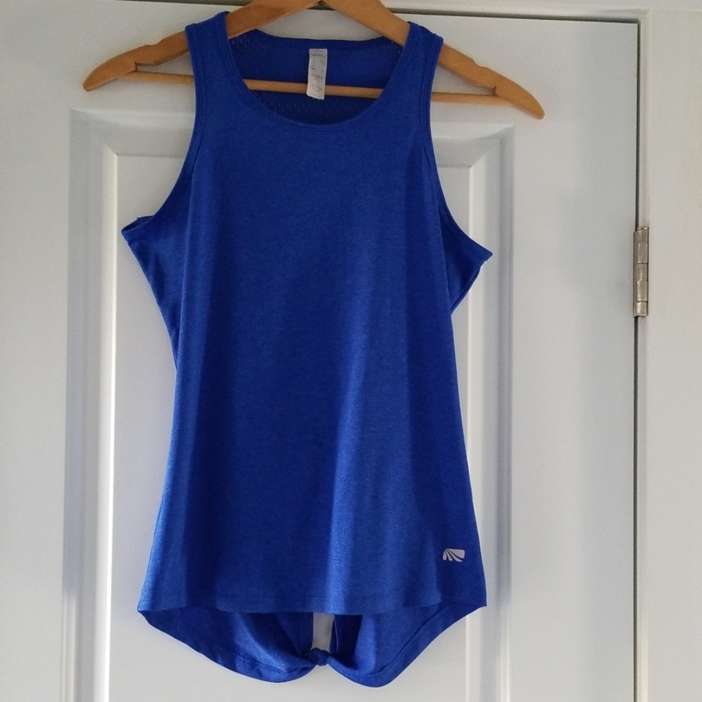 Marika Royal Blue Athletic Tank Top